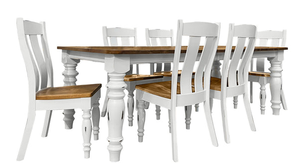 7pc Shreveport - Jackson Mesa de comedor y 6 sillas